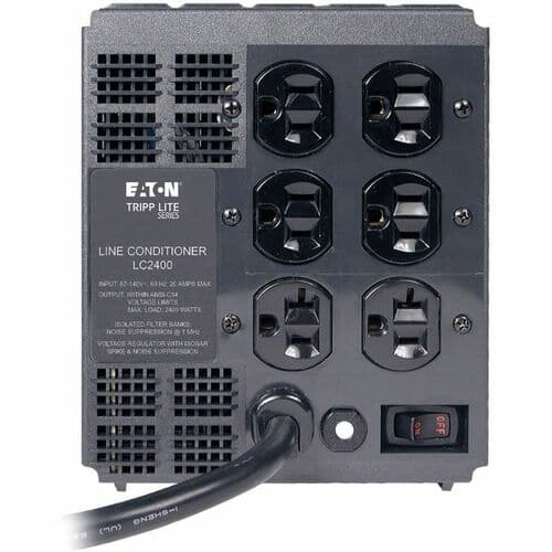 2400W LINE CONDITIONER AVR 120V AC SURGE 1440 JOULES 6 OUTLET 5-15R