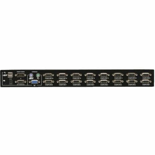 16PORT RACKMOUNT KVM SWITCH 1U USB/PS2 ON SCREEN DISPLAY