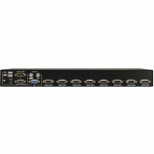 8PORT RACKMOUNT KVM SWITCH 1U USB/PS2 ON SCREEN DISPLAY