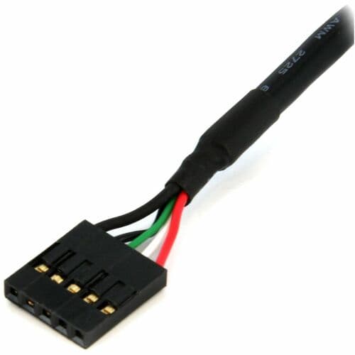18IN USB IDC MOTHERBOARD HEADER CABLE INTERNAL 5 PIN HEADER CORD