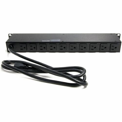 HORIZONTAL RACK MOUNT PDU 16 PORT SERVER RACK POWER STRIP