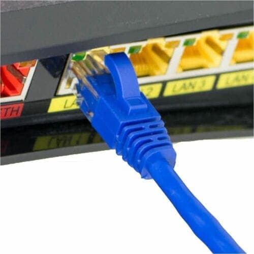 15FT CAT5E BLUE MOLDED PATCH CABLE