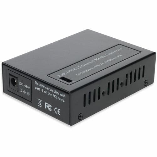 100MBS 1 RJ-45 TO 1 ST PORT POE MEDIA CONVERTER