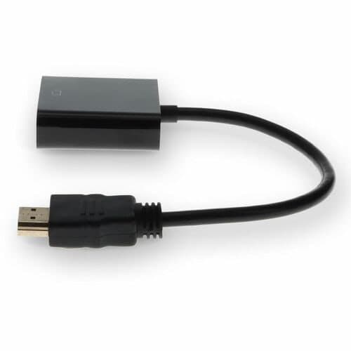 5PK 8IN HDMI TO VGA M/F BLACK ADAPTER CABLE