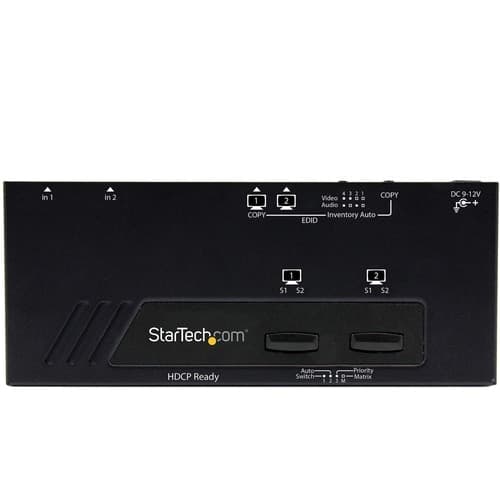 1080P 2X2 HDMI MATRIX SWITCHER MATRIX SWITCHBOX AUTOMATIC PRIORITY