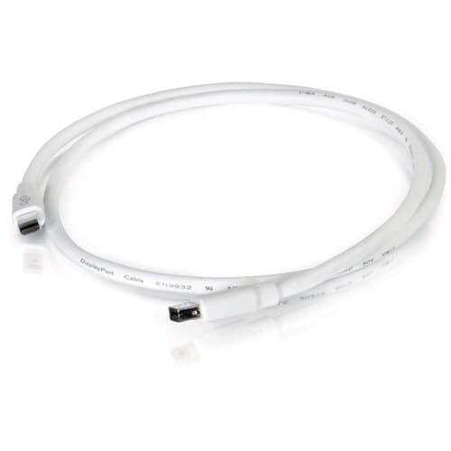 10FT MINI DISPLAYPORT CABLE M/M WH