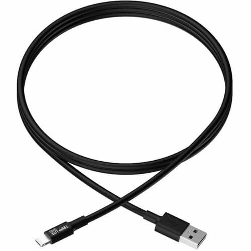 10IN LIGHTNING CHARGING CABLE USB SYNC IPAD/IPHONE/IPOD BLACK