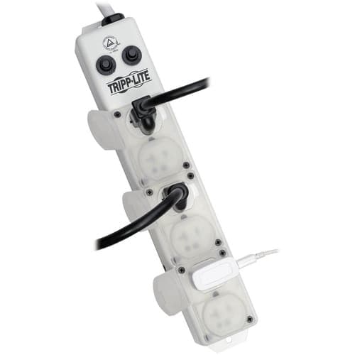 6 OUTLET MEDICAL HG POWER STRIP HOSPITAL PATIENT CARE 15FT CORD 20A