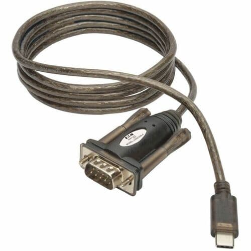5FT USB TO SERIAL ADAPTER CABLE USB-C TO DB9 9PIN RS232 M/M