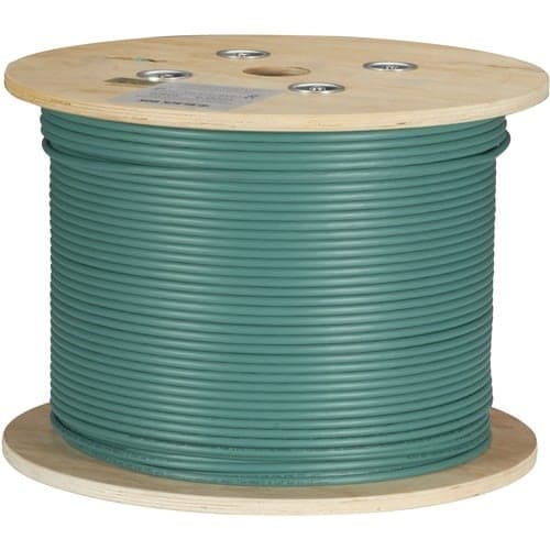 CAT6A SHLD BULK CAB F/UTP 1000 PLNM GRN