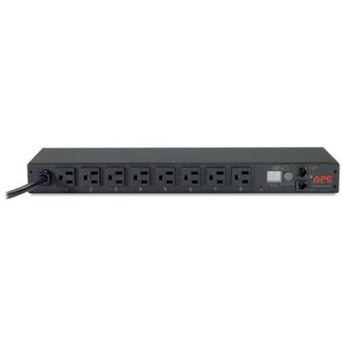RACK PDU METERED 1U 15A 100/120V 8 5-15