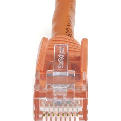 6IN ORANGE CAT6 ETHERNET CABLE SNAGLESS RJ45 UTP PATCH CABLE CORD