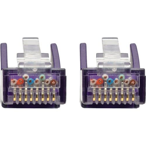 50FT CAT6 PURPLE UTP GIGABIT SNAGLESS MOLDED MM RJ45 PATCH CABLE