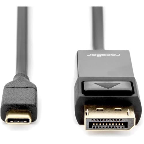 6FT USB-C TO DISPLAYPORT M/M 4K SUPPORTS UP TO 4K 30HZ BLACK