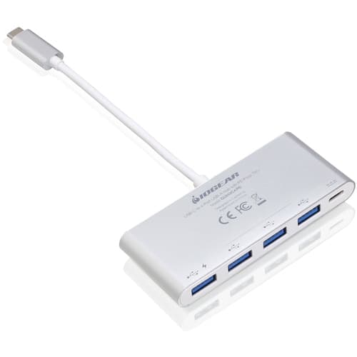 4PORT USB-C TO USB-A HUB WITH POWER DELIVERY