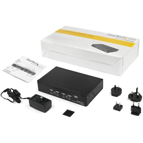 4 PORT DISPLAYPORT KVM SWITCH USB AUDIO DP RACKMOUNT KVM SWITCH