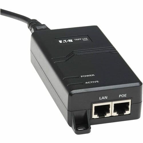 GIGABIT MIDSPAN POE+ INJECTOR ACTIVE IEEE 802.3AT/802.3AF 1-PORT