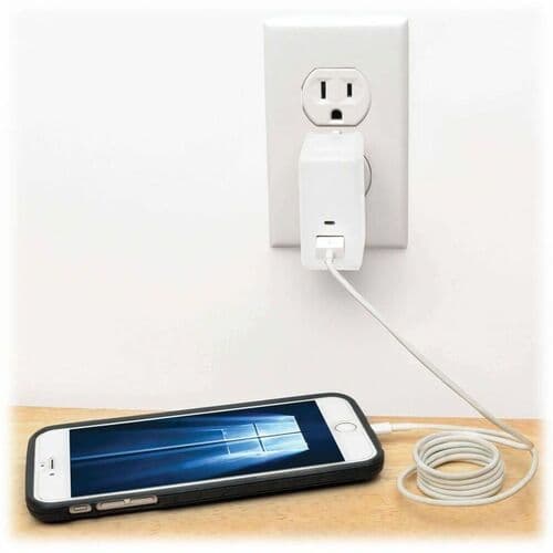 USB WALL CHARGER TRAVEL CHARGER W/ QUICK CHARGE 4X FASTER CHARGE