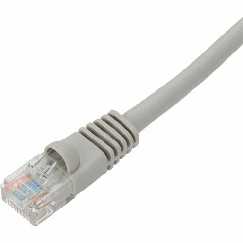 50FT GRAY CAT6 UTP PVC SNAGLESS BUBBLE BOOT PATCH CBL