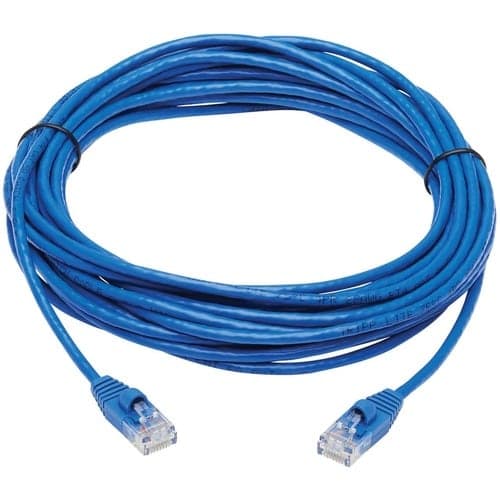 25FT CAT6A BLUE GB SNAGLESS MOLDED SLIM ENET CABLE M/M