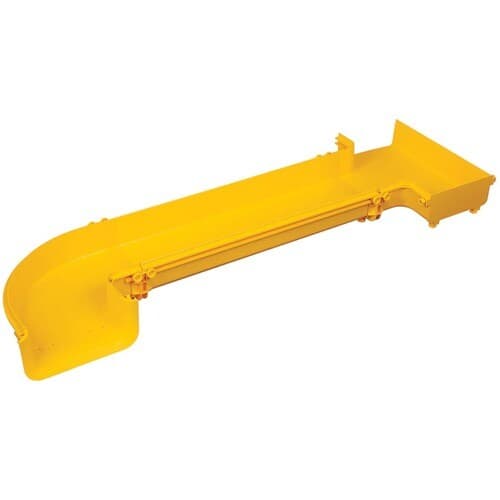 TOOLLESS 90-DEGREE T-JUNCTION FIBER ROUTING SYSTEM HORIZONTAL