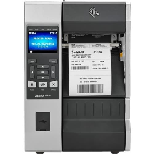 TT PRINTER TAA ZT610 4X203DPI US CORD SER USB GBE BT 4.0 USB HOST