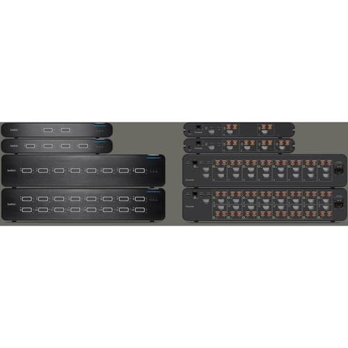 2-PORT SINGLE HEAD DP/HDMI TO DP/HDMI VIDEO SECURE DT KVM SW