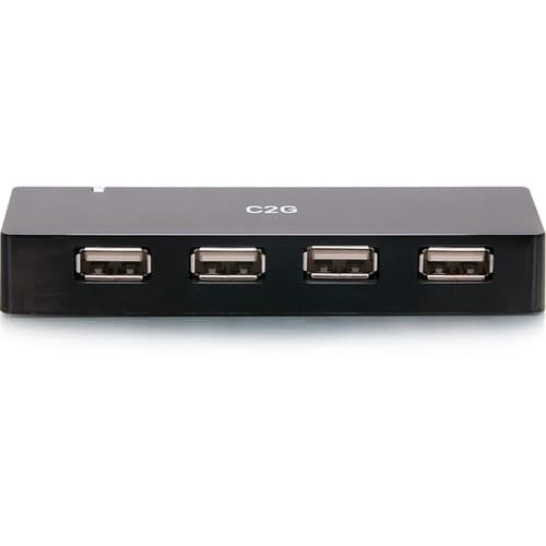 C2G 4-PORT USB-A HUB WITH 5V 2A POWER SUPPLY
