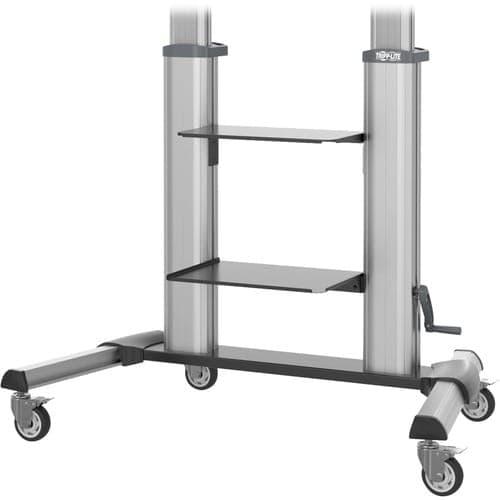 SAFE-IT MOBILE TV CART HEIGHT-ADJUSTABLE 60-100IN DISPLAYS