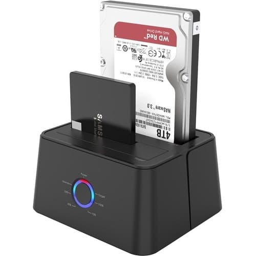 USB3 AND USBC HDD DUAL BAY DOCKING STATION