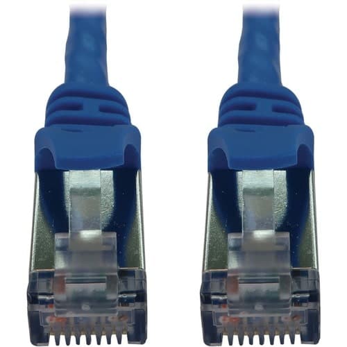 3FT CAT6A ENET CABLE SNAGLESS SHIELDED SLIM 10G POE MM BLUE