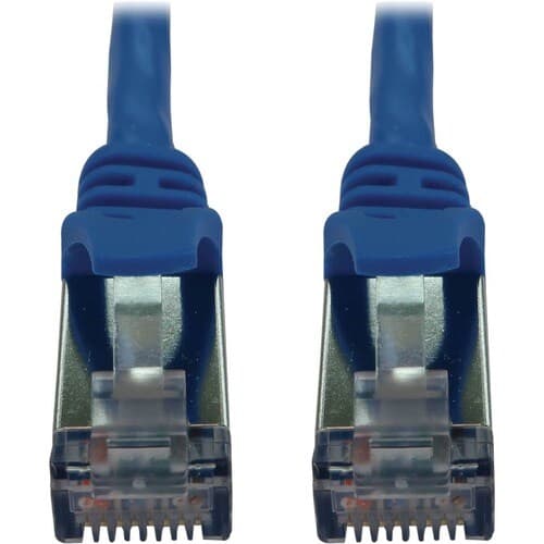 6FT CAT6A BLUE M/M SNAGLESS SHIELDED SLIM 10G POE ENET CABLE