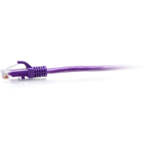 C2G 3FT CAT6A UNSHIELDED UTP SLIM ETHERNET PATCH CABLE - PURPLE