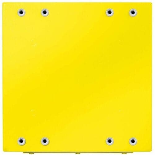 INDUSTRIAL RACK ENCLOSURE OUTDOOR LOCK NEMA4 10X10X6IN YELLOW