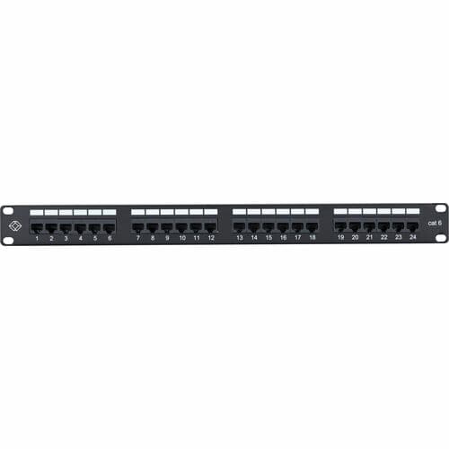 CAT6 ECONOMY PATCH PANEL 24 PORT