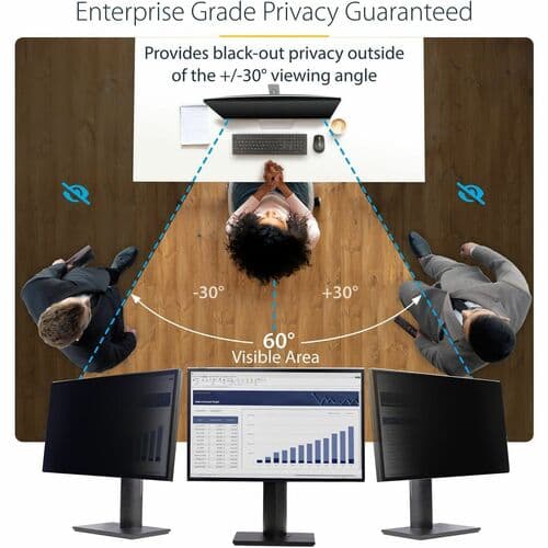 23.8IN MONITOR PRIVACY SCREEN - HANGING ACRYLIC FILTER/SHIELD