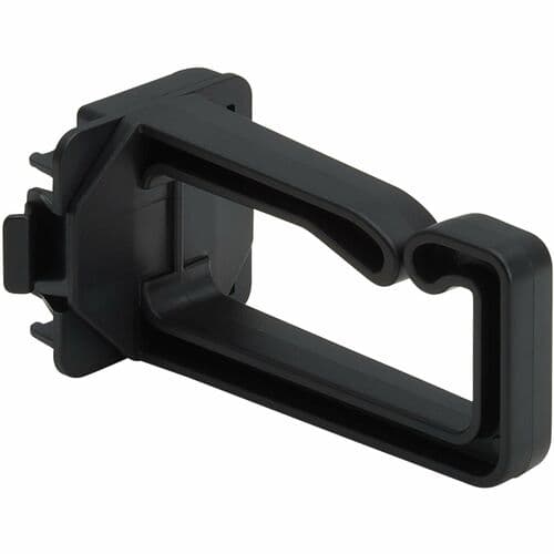 CABLE MANAGEMENT D-RINGS FOR DIN RAILS MULTI-ANGLE 1U 2 PACK