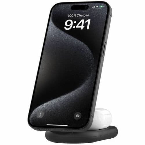 QI2 2/1 WIRELESS CHARGING STAND BLACK