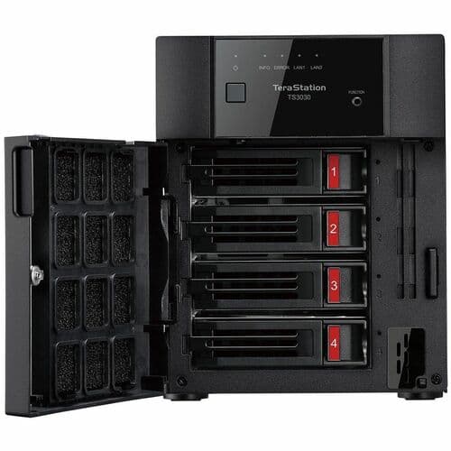 TERASTATION 3430DN 16TB 4BAY NAS 4X4TB HD SATA 2.5GBE RAID ISCSI