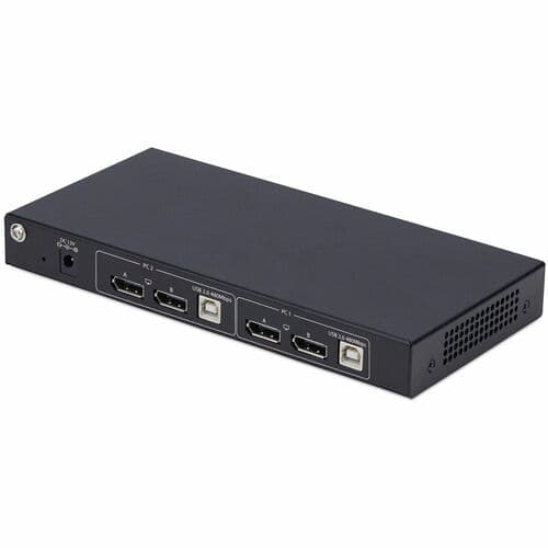 2-PORT DUAL-MONITOR DP KVM DUAL-VIEW VIDEO MATRIX 4K 60HZ