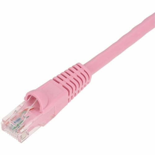 35FT PINK CAT6 UTP PVC SNAGLESS BUBBLE BOOT