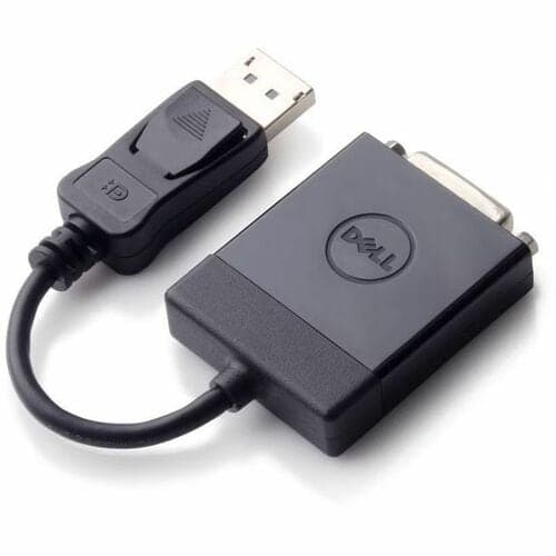KIT DELL DISPLAYPORT TO DVI SINGLE-LINK ADAPTER DONGLE CABLE
