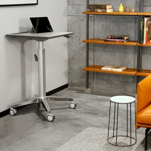 LEARNFIT II ADJ STANDING DESK CLEAR ANODIZED