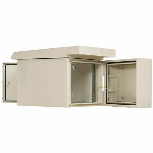 INDUSTRIAL WALLMOUNT RACK ENCLOSURE LOCK 9U 32IN DEPTH NEMA3R