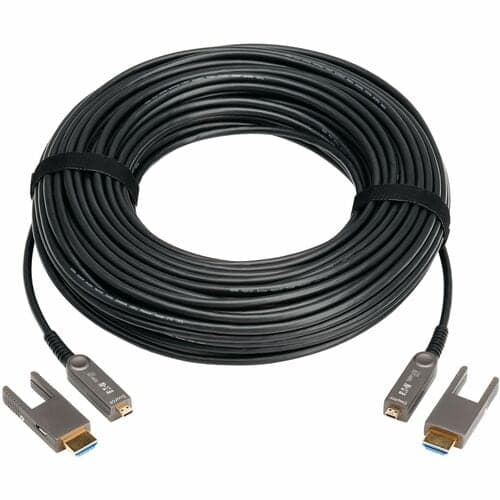 HDMI FIBER ACTIVE OPTICAL CABLE DETACH CONNECTORS M/M 8K BLACK 30M