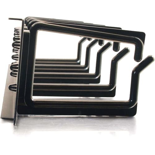 2U CABL MANAGEMENT PANEL WITH 5 D-RINGS