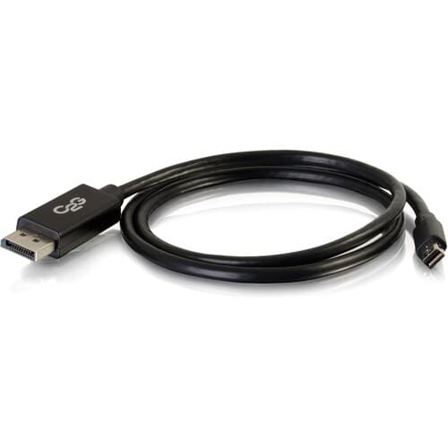 6FT MINI-DISPLAYPORT TO DP M/M SUP 4K RESOLUTION CBL ADAPT BLK