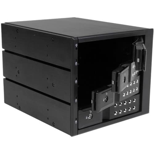 HARD DRIVE BAY MOBILE RACK 3.5 SATA SAS HDD TRAYLESS HOT SWAP