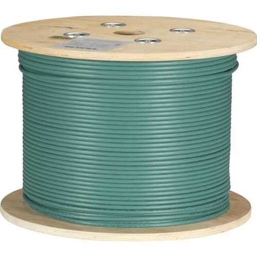 1000FT CAT6A 650MHZ SOLID BULK CABLE UTP CMP GREEN