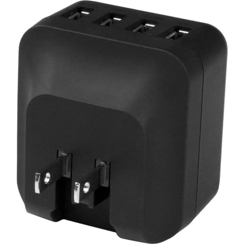 4 PORT USB TRAVEL WALL CHARGER UNIVERSAL TRAVEL USB POWER ADAPTER